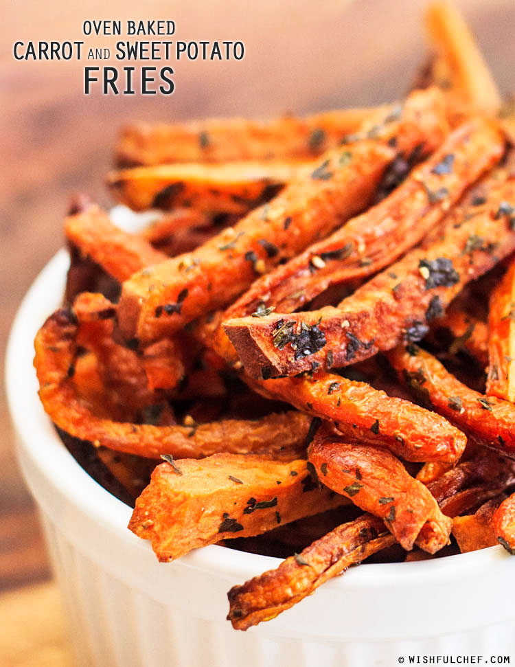 Baked Sweet Potato Carrot Fries