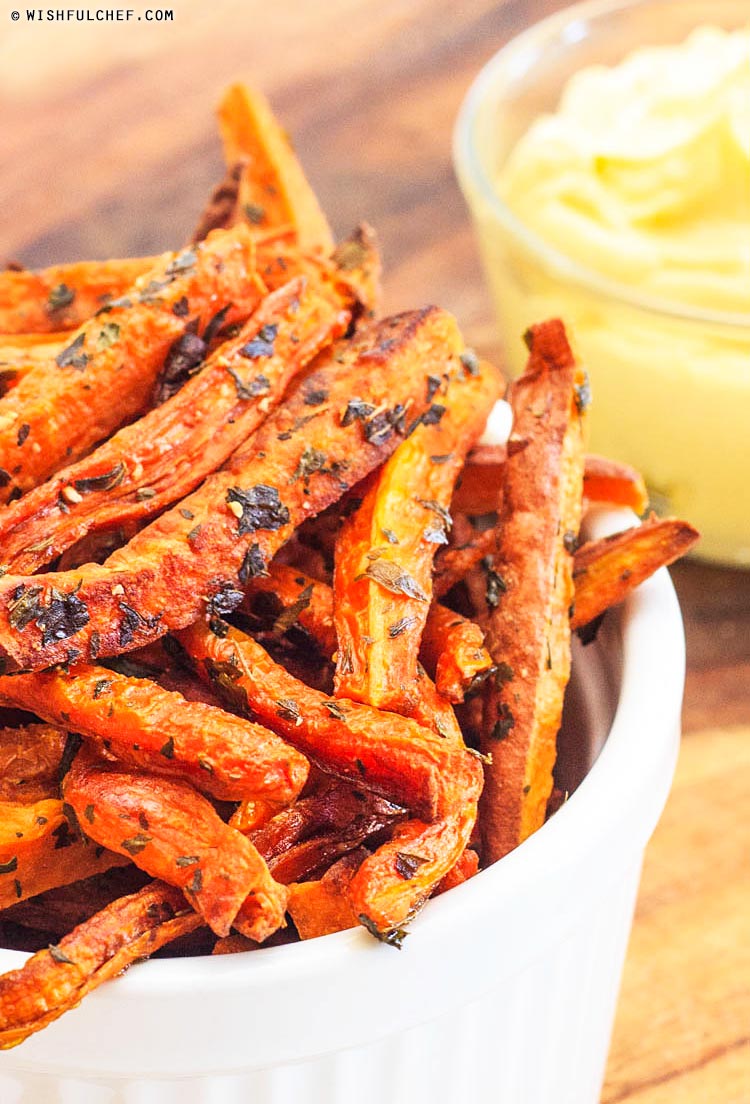 Baked Sweet Potato Carrot Fries