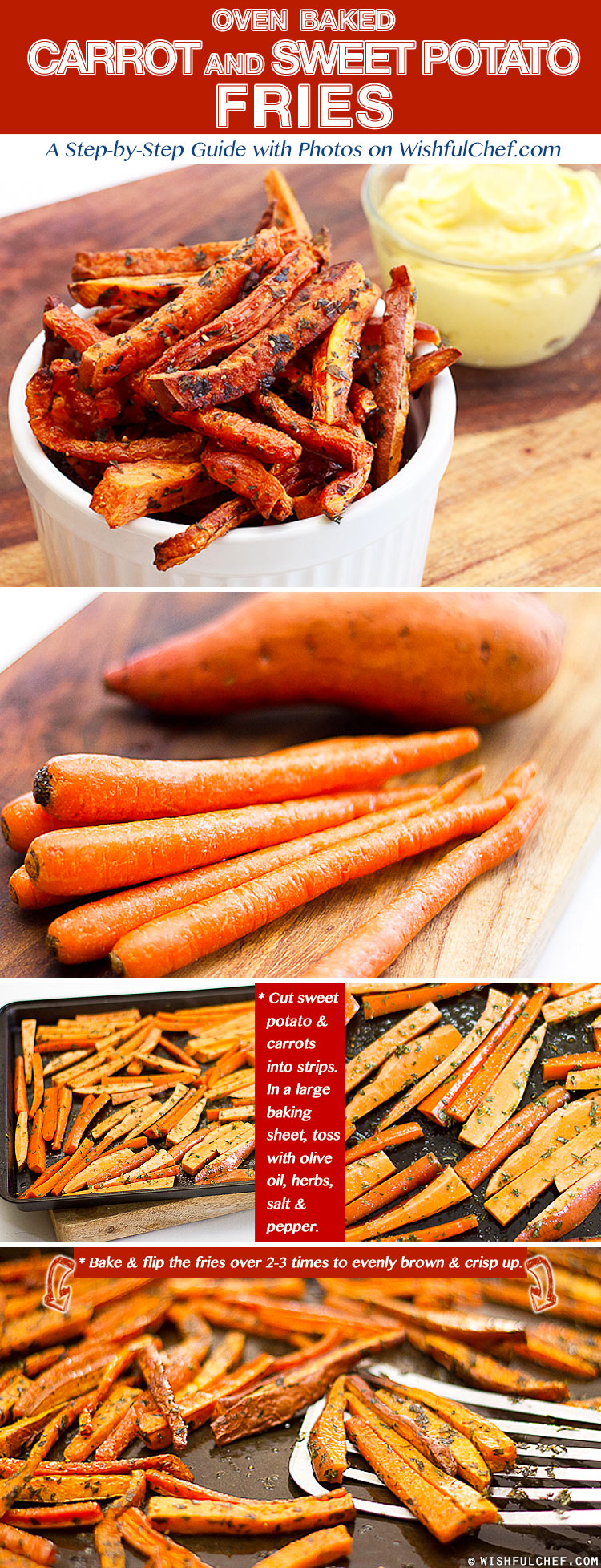 Baked Sweet Potato Carrot Fries