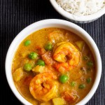 Coconut Shrimp Curry with Peas and Potatoes