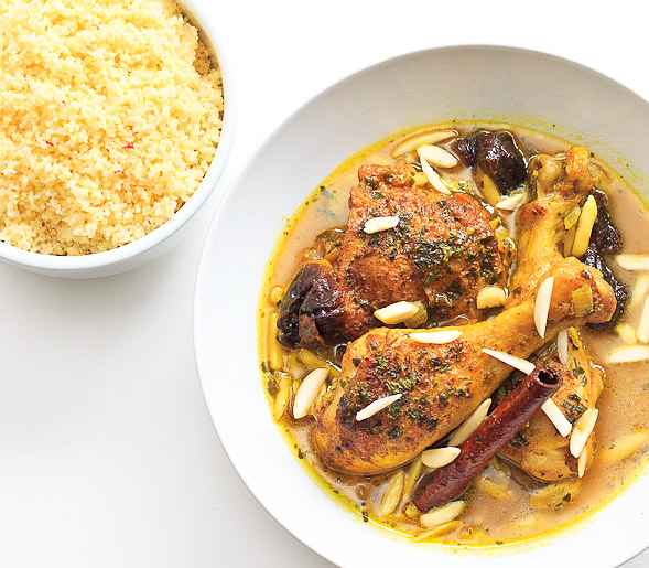 Moroccan Tagine with Saffron Couscous