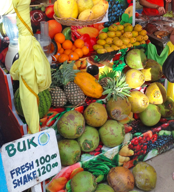 Fresh fruit stand