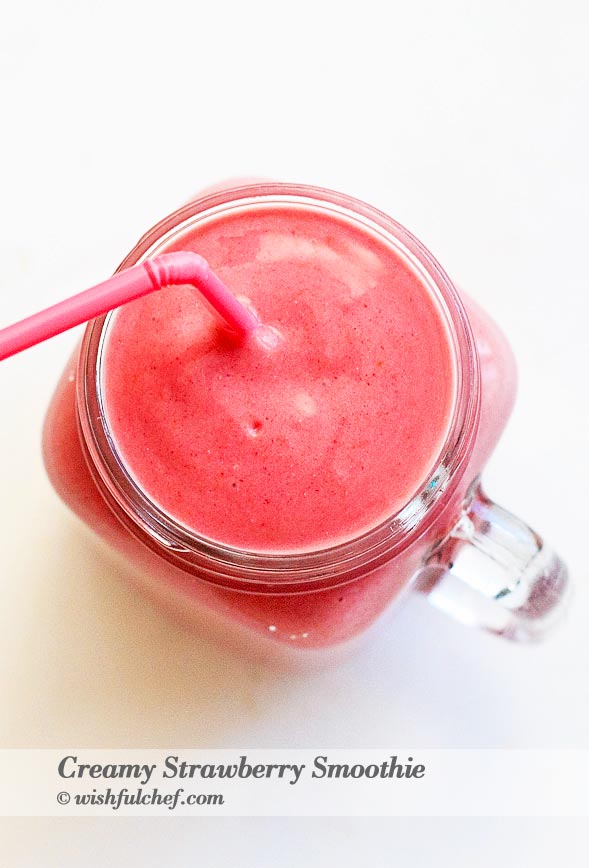 Creamy Strawberry Smoothie