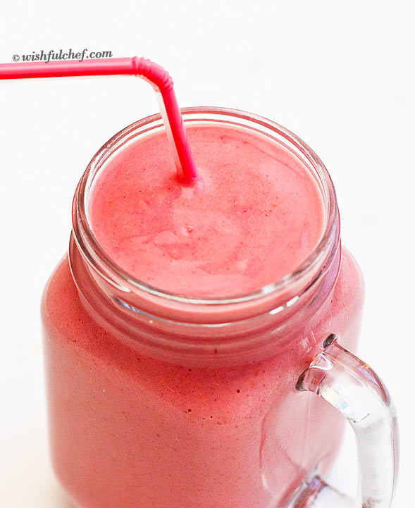 Creamy Strawberry Smoothie 2