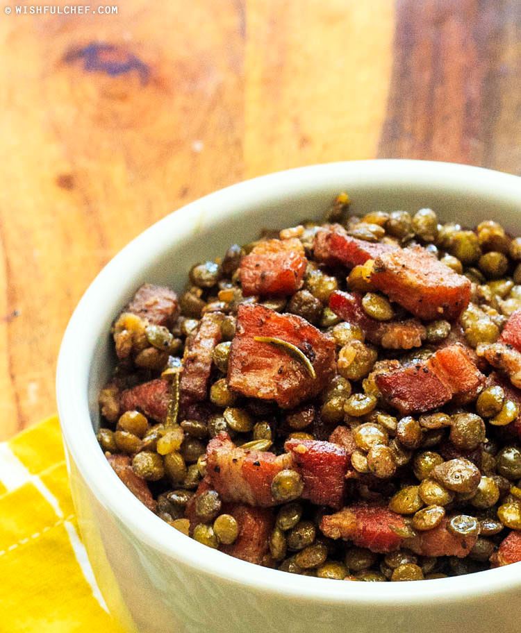 Lentils Pancetta Rosemary