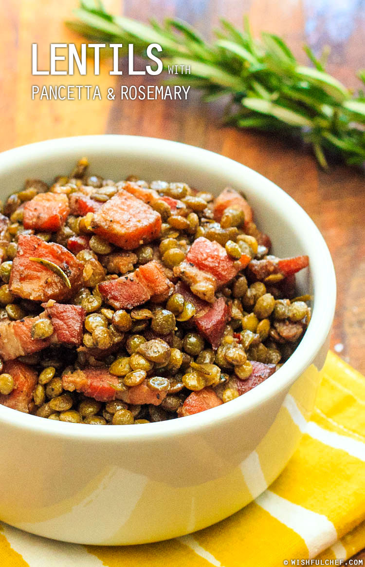 Lentils Pancetta Rosemary