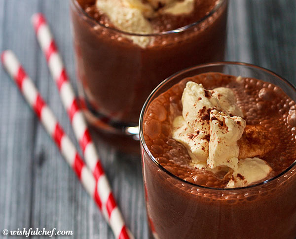 Healthy Chocolate Pumpkin Milkshake