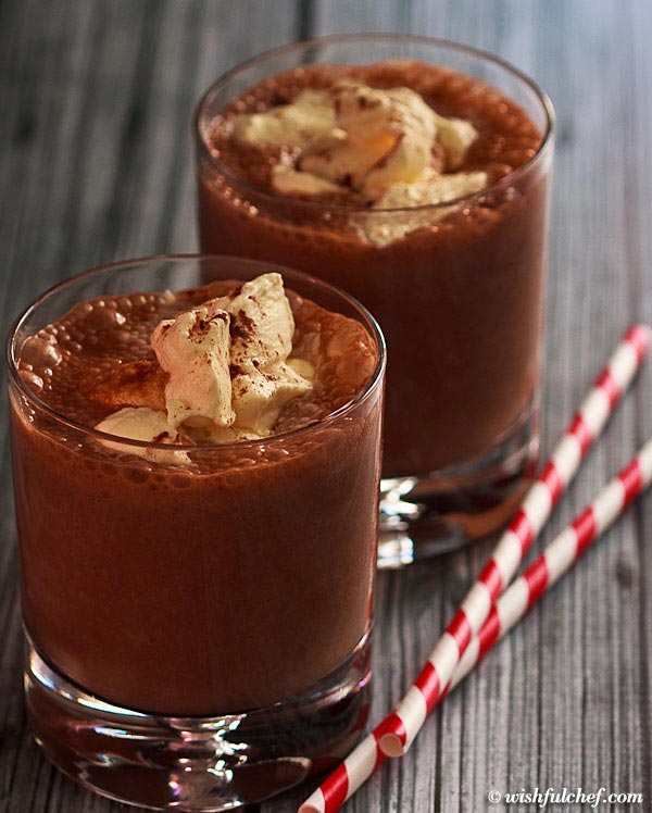 Healthy Chocolate Pumpkin Milkshake