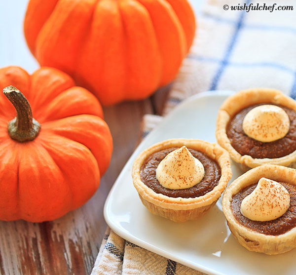 Healthy Mini Pumpkin Pies