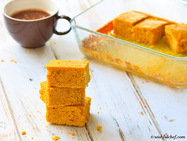 Pumpkin Cornbread with Coconut Oil and Cinnamon