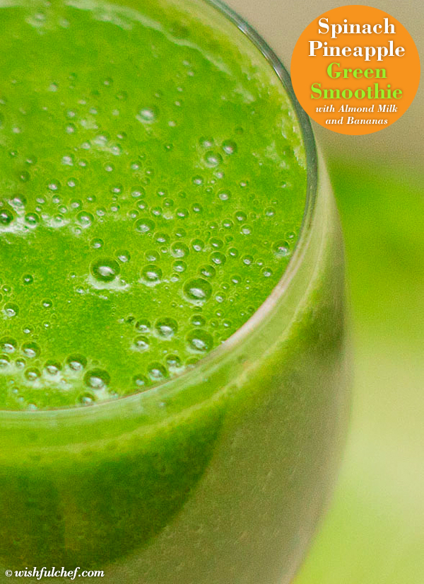 Spinach Pineapple Green Smoothie 2