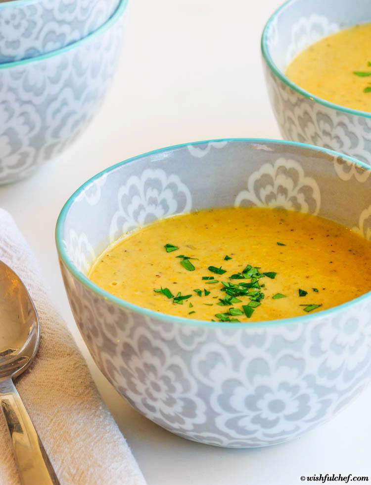 Creamy Roasted Corn Potato Soup