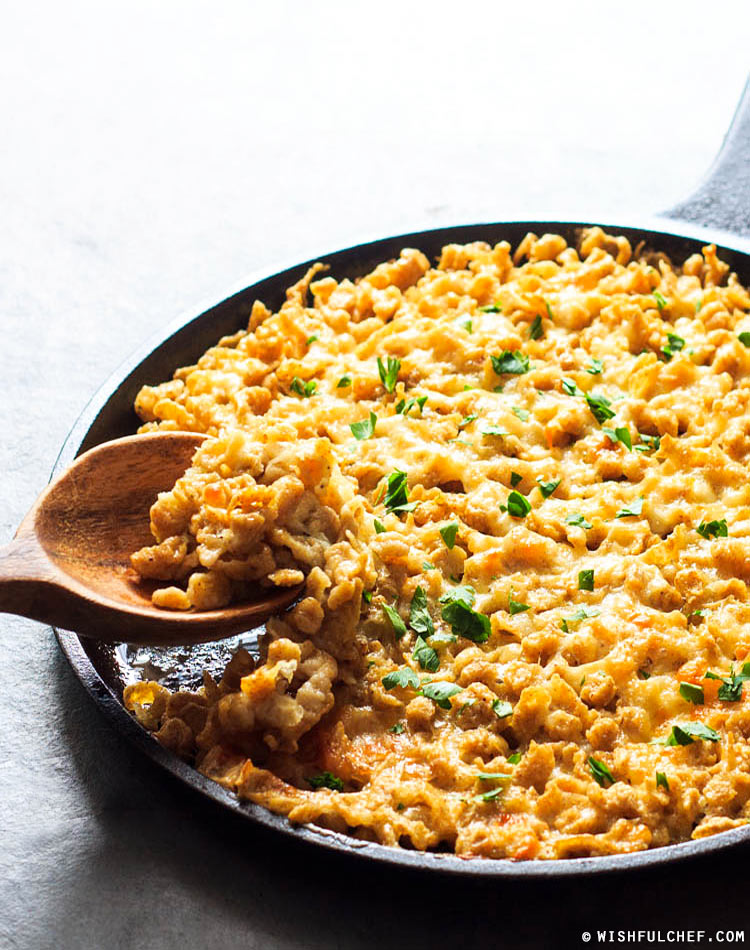 Baked Spaetzle and Cheese