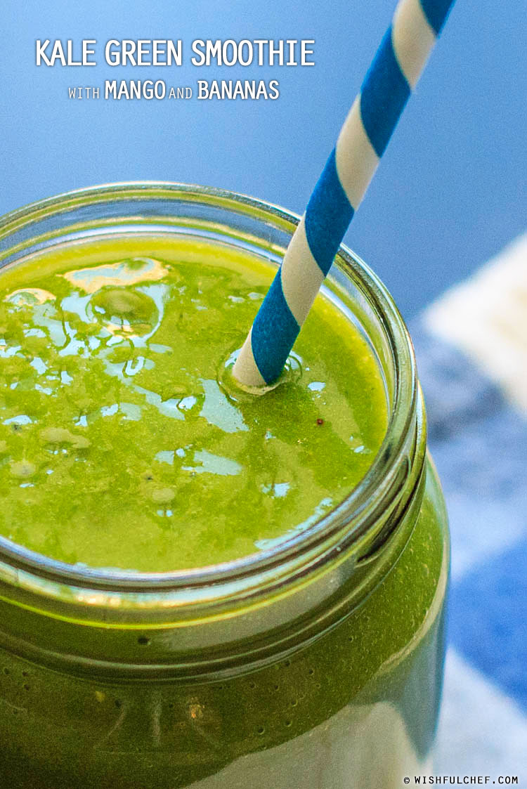 Kale Banana Mango Smoothie